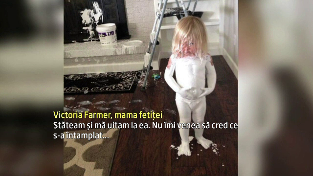 fetita vopsea