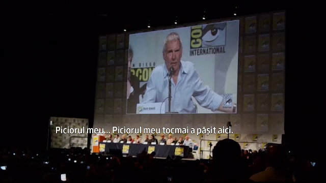 Harrison Ford, pentru prima data in public de la accidentul de avion. Actorul a prezentat noul film Star Wars la Comic-Con