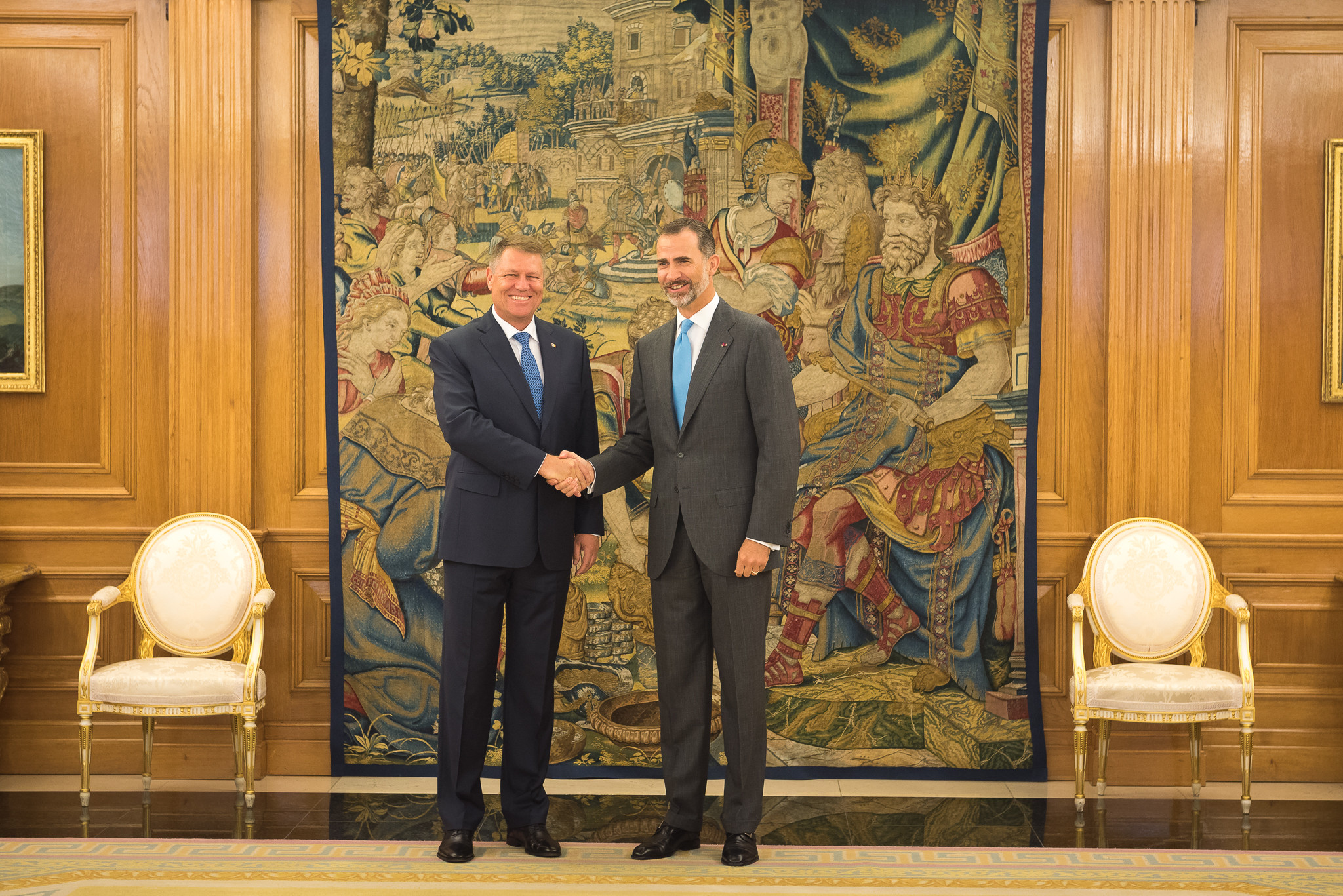 Klaus Iohannis, Felipe al VI-lea - ADMIN. PREZIDENTIALA