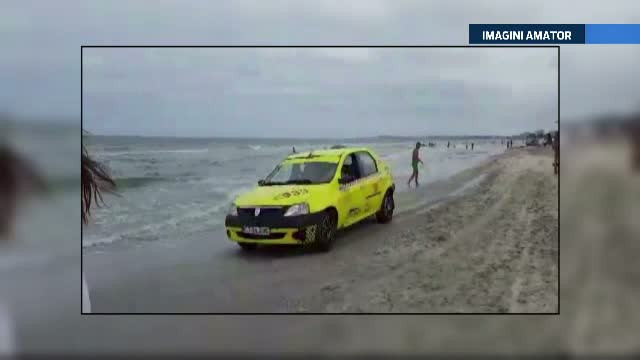 Pretul platit de taximetristul care a intrat cu masina pe plaja din Mamaia pentru a indeplini dorinta clientului
