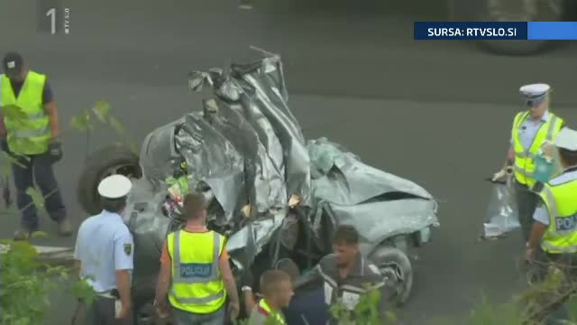 Tragedie in Slovenia. Politistii au aflat cine este soferul care a ucis cu o cisterna 4 romani, iar apoi a fugit