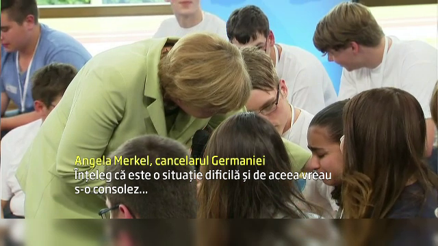 Angela Merkel, criticata dur dupa ce a facut sa planga o adolescenta palestiniana care risca sa fie deportata: VIDEO