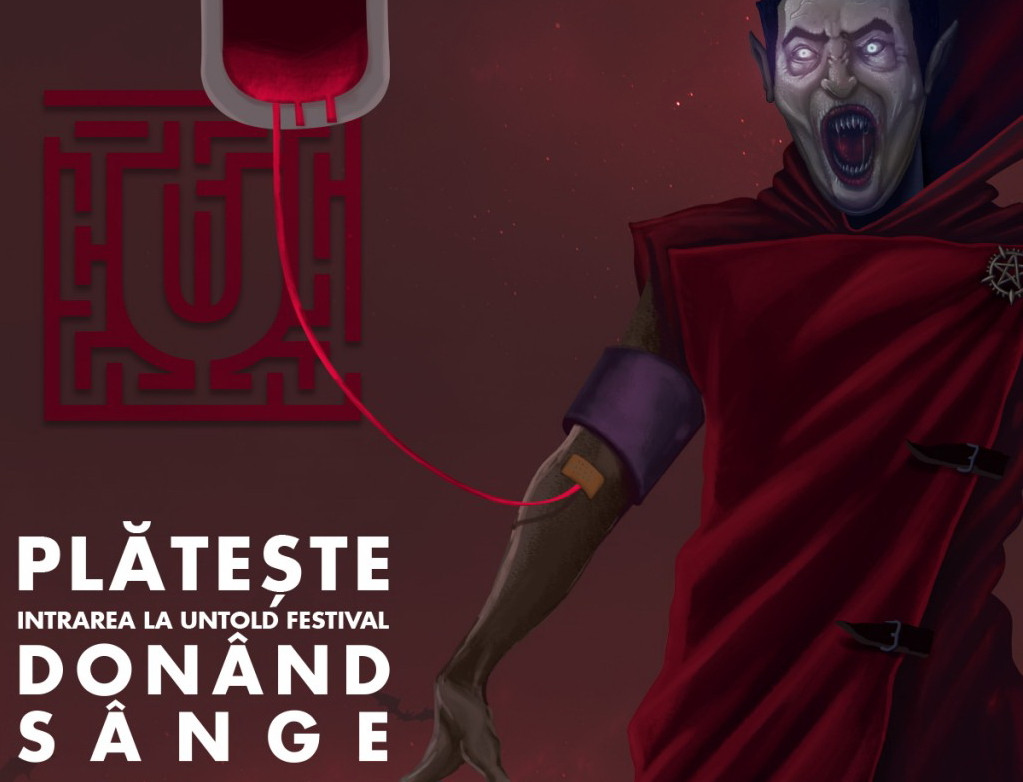 Donezi sange si primesti gratuit un bilet la Festivalul Untold! La Cluj canta ATB, Avicii sau David Guetta
