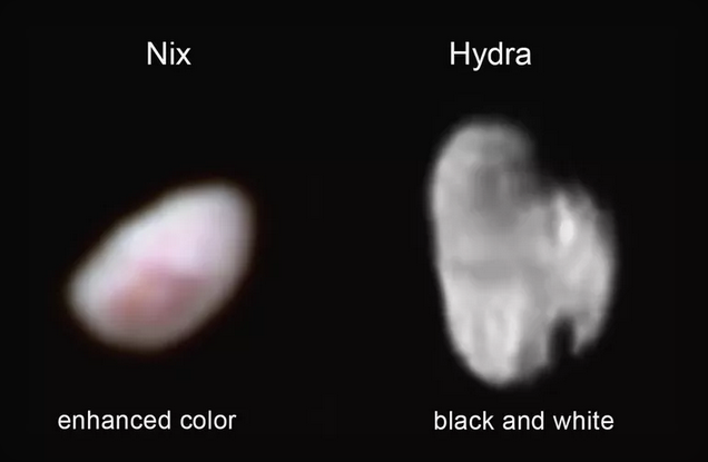 NASA a publicat noi imagini cu satelitii Nix si Hydra ai planetei Pluto. Ce se observa daca te uiti de aproape