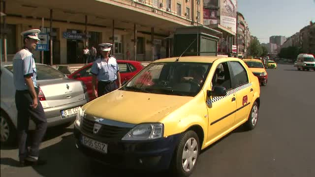 23 de soferi de taxi, amendati in Capitala. Riscurile la care s-au expus clientii care s-au urcat in masinile lor