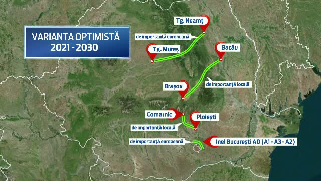 Masterplanul lui "am o veste buna si una rea". Variantele optimiste si pesimiste pentru autostrazile Romaniei pana in 2020