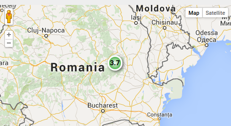 Cutremur in Vrancea cu o magnitudine de 3,7 pe scara Richter