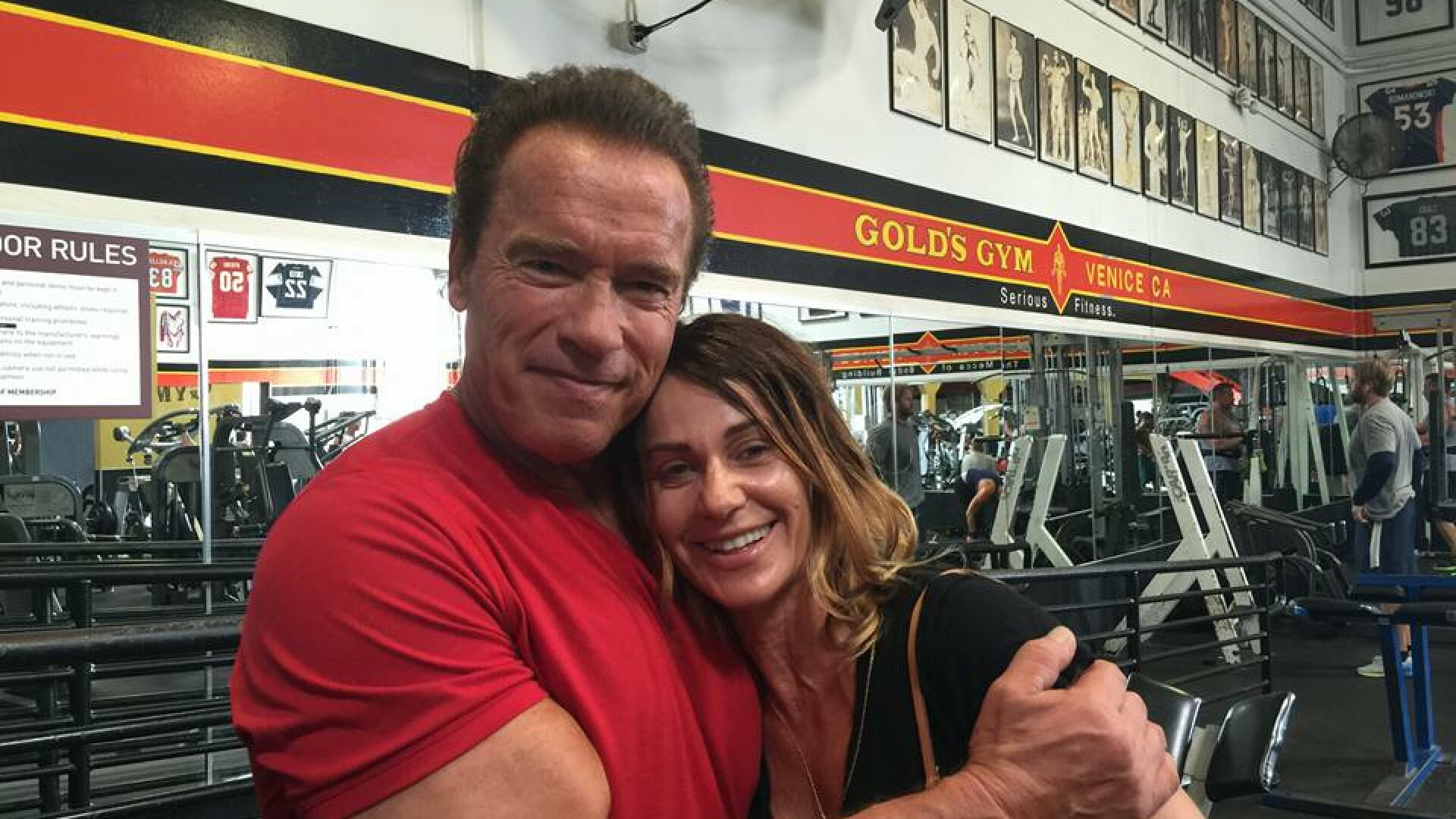 Nadia Comaneci, antrenorul personal al lui Arnold Schwarzenegger. Inregistarea postata de fostul Mr. Olympia. VIDEO