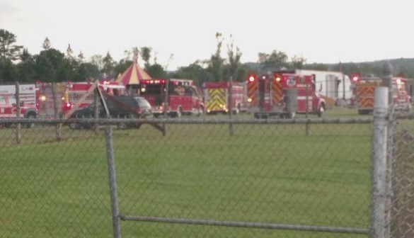 Cortul in care avea loc un spectacol de circ s-a prabusit, in Marea Britanie. Doi oameni au murit, iar 22 au fost raniti