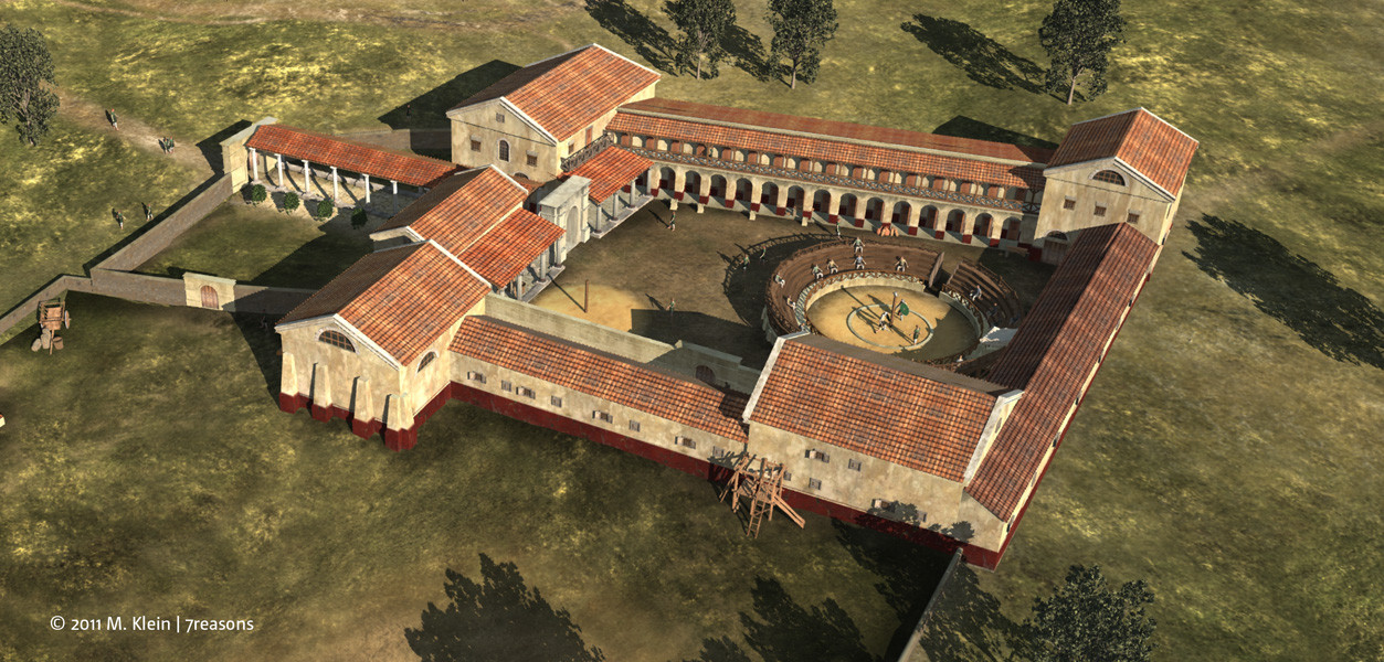 reconstituire 3D Carnuntum