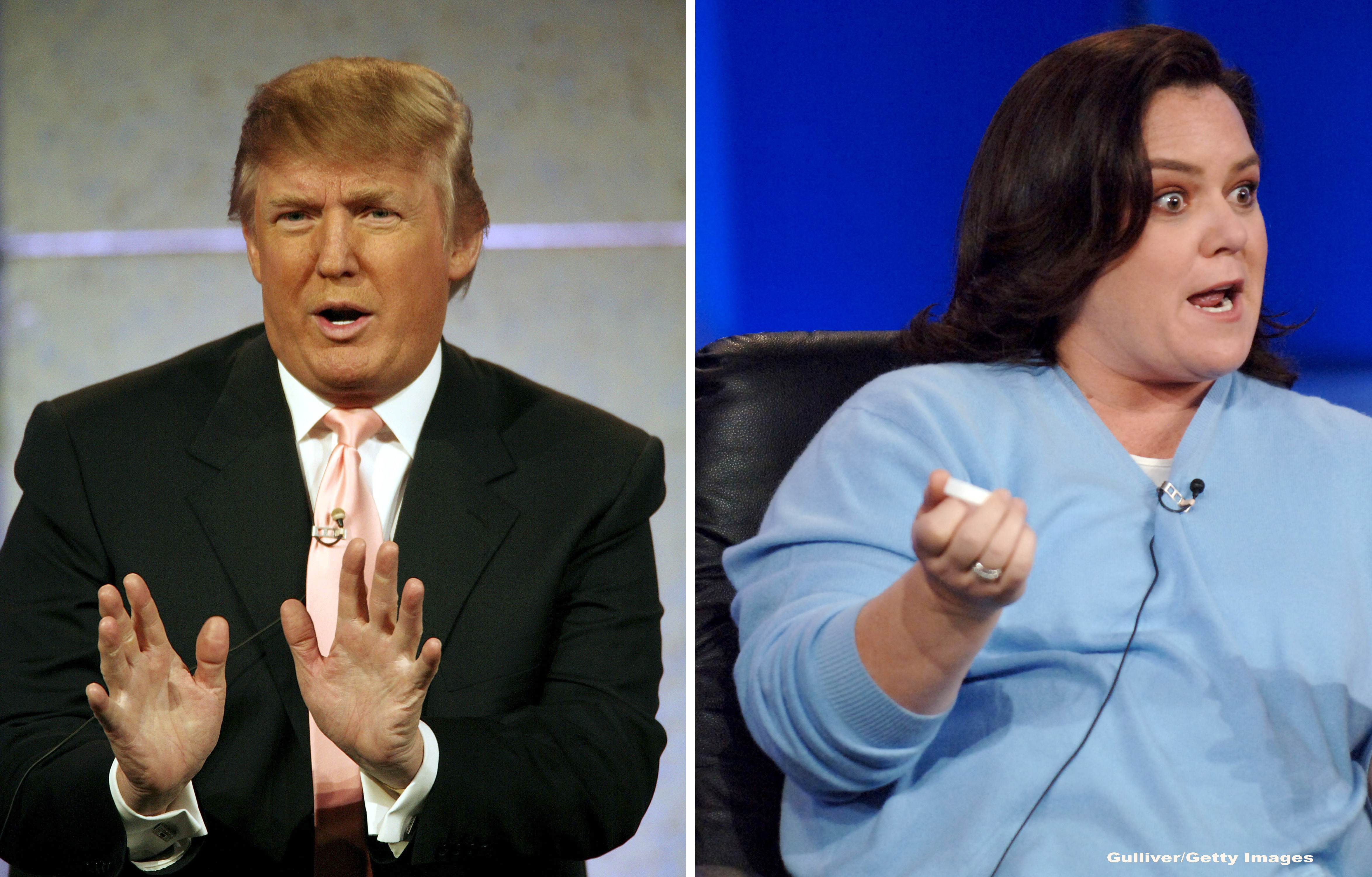 Donald Trump, Rosie O'Donell - GETTY