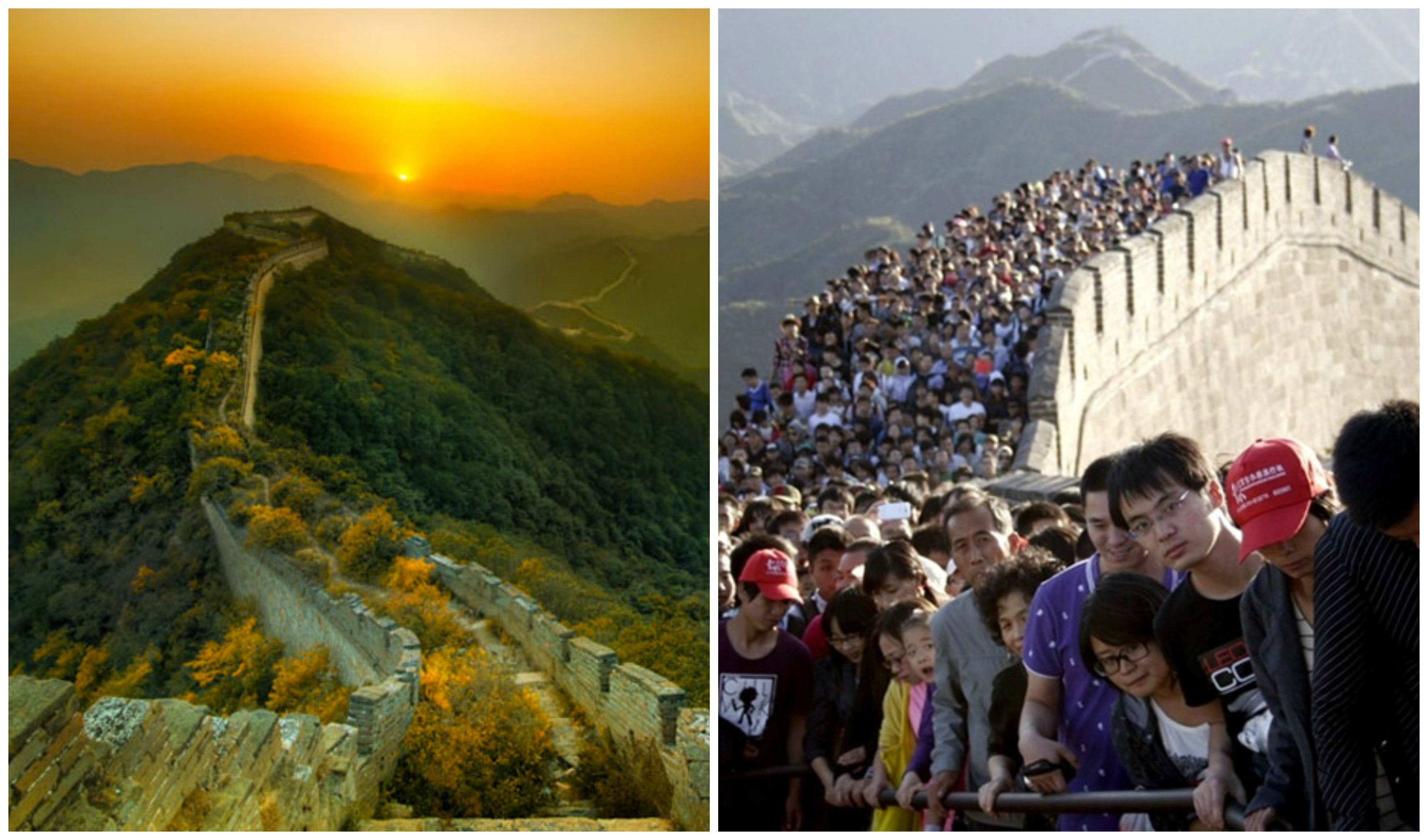 Diferenta dintre fotografii si realitate in cazul locurilor pe care "trebuie neaparat sa le vezi pana mori"