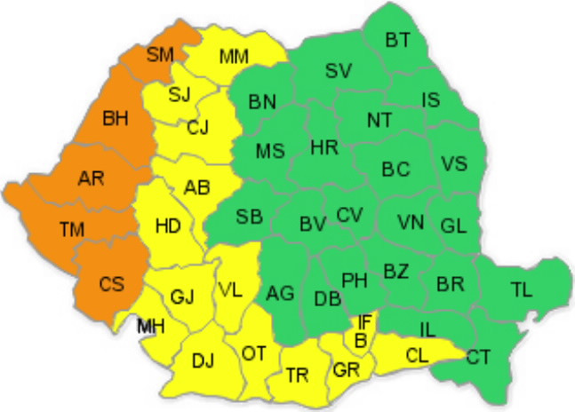 Avertizare ANM 15 august
