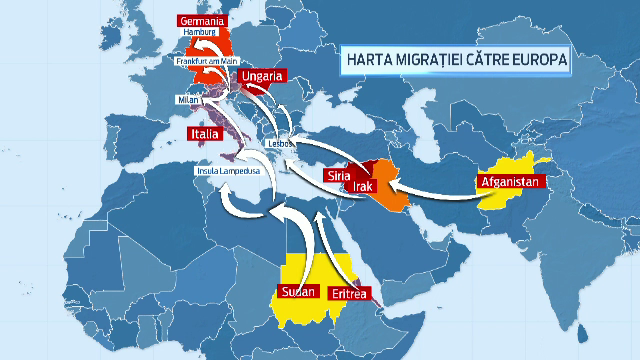 Criza imigrantilor, o problema mai dificila pentru UE decat falimentul Greciei. Indemnul lansat de Angela Merkel