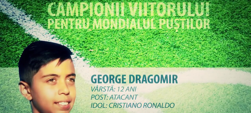 Constelatia celor 12 | E mic, dar musca rau! Pustiul ROMAN care promite sa rupa plasele adversarelor de la Cupa Natiunilor Danone: VIDEO