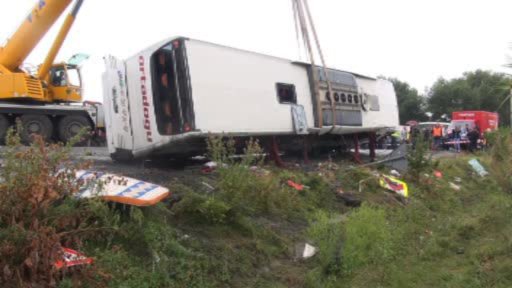accident Baldovinesti Braila autocar