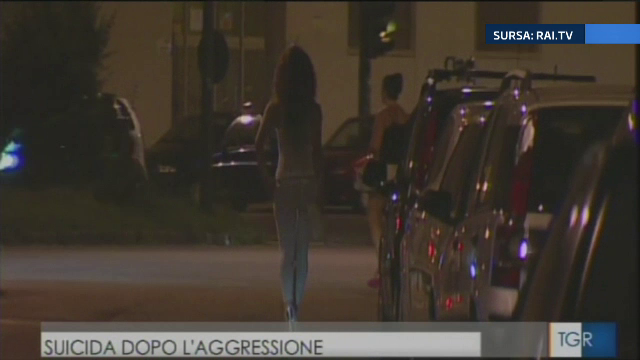 O prostituata romanca, batuta cu salbaticie de un italian, nemultumit de "prestatia" ei. Gestul facut de barbat dupa incident