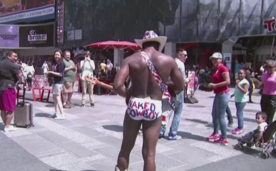 naked cowboy