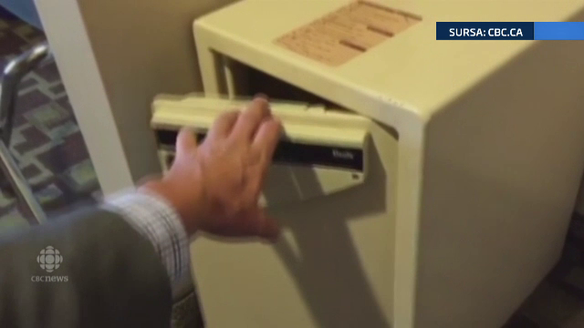 Gest inexplicabil al unui cuplu canadian. Ce a urmat dupa ce si-au inchis bebelusul in seiful camerei lor de hotel