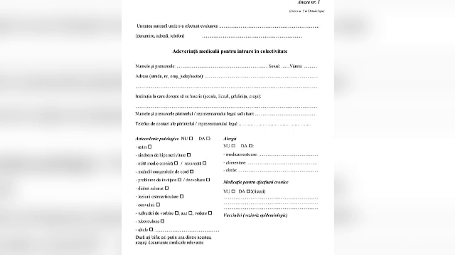 Analizele cerute la inscrierea copiilor in scoli ar putea fi inlocuite de adeverinta medicala. Ce va contine documentul
