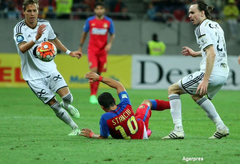 Rosenborg - Steaua 0-1. "Ros-albastrii" au castigat in Norvegia, insa au ratat calificarea in grupele Europa League. VIDEO