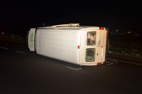 18 romani, cercetati in Ungaria pentru trafic de persoane. Unul dintre ei s-a rasturnat cu o camioneta plina de imigranti