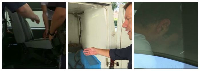 "Vedeti aici, nu ai transporta nici animale asa". Cum arata duba condusa de un roman, in care s-au inghesuit 26 de imigranti