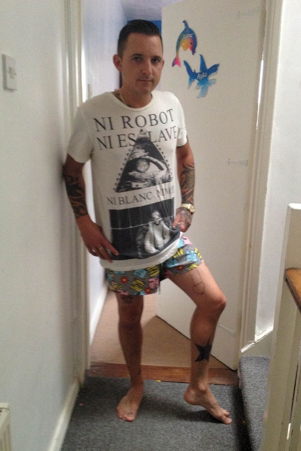 Sotia a dat divort de el cand i-a vazut tatuajul. Ce si-a desenat pe corp barbatul, dupa o noapte de betie