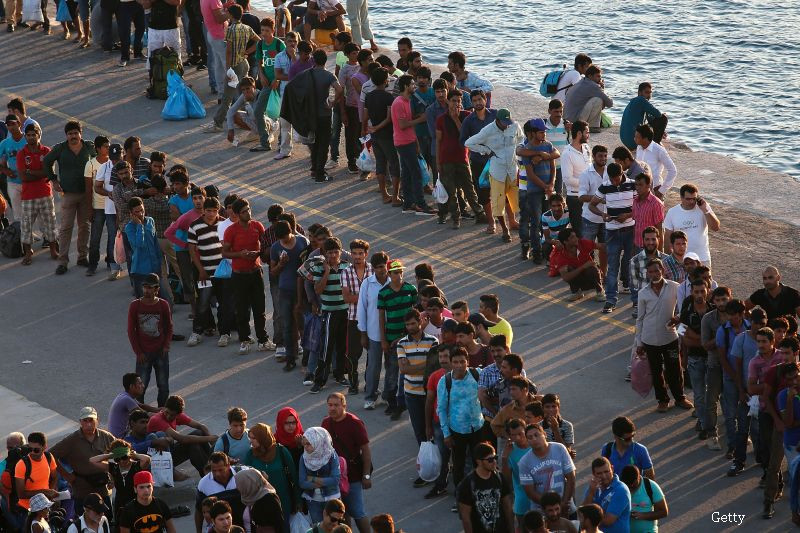 Cea mai mare migratie de la cel de-al Doilea Razboi Mondial. Drumul refugiatilor pana in Europa, in IMAGINI