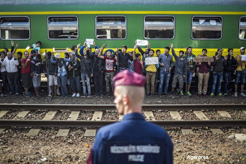 Marsul refugiatilor. Guvernul Ungariei se ofera sa transporte mii de migranti cu autobuzele pana la frontiera cu Austria