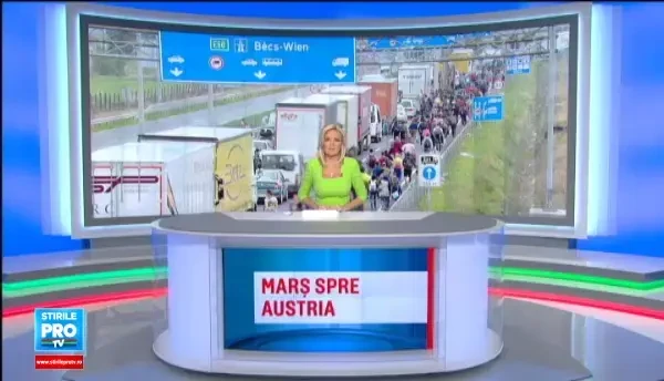 Filmul unei zile istorice in Europa: 6000 de refugiati in Austria; 10.000, asteptati in Germania. Amenintarea Ungariei