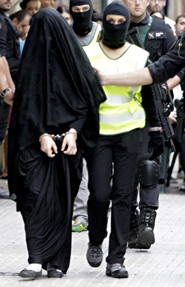 agerpres - femeie ISIS Spania