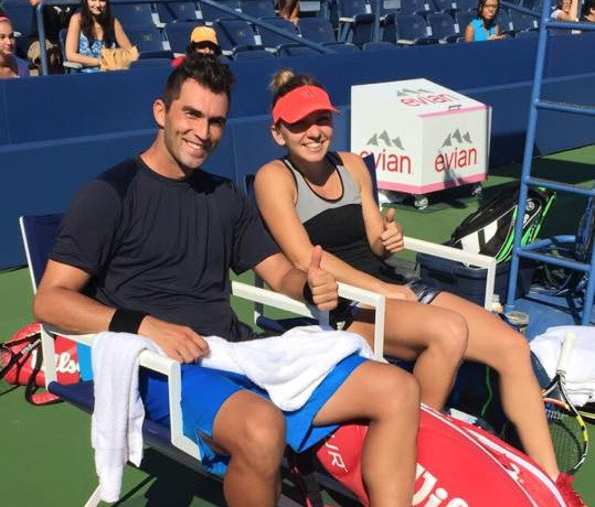 Simona Halep si Horia Tecau, calificati in sferturile probei de dublu mixt la US Open. Cec-ul incasat de cei doi