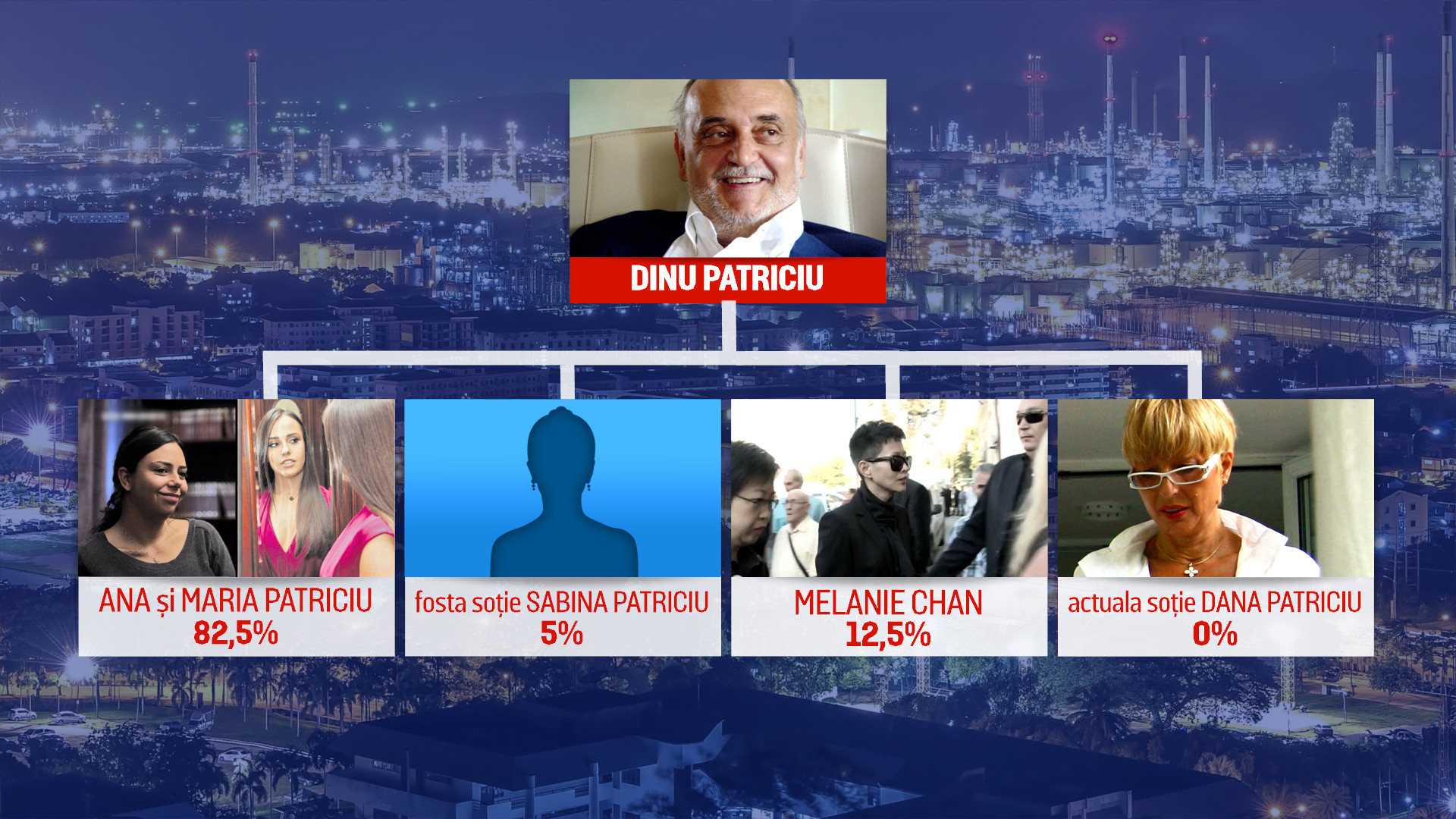 Schema prin care Dinu Patriciu si-a impartit mostenirea. Ce suma ii revine fostei sotii a miliardarului