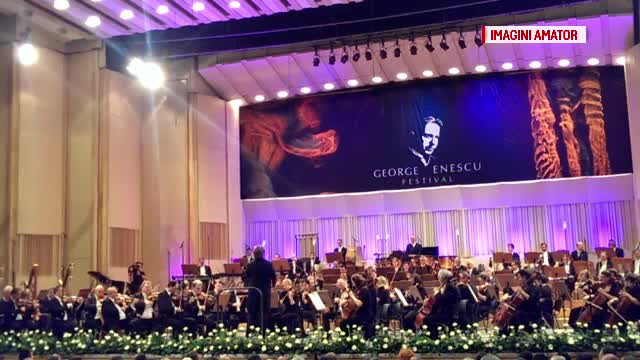 Festivalul George Enescu. Celebrul dirijor roman Ion Marin a urcat pe scena alaturi de London Symphony Orchestra