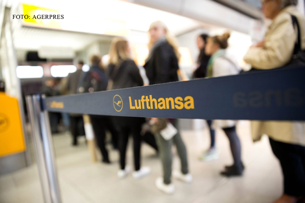 1000 de zboruri, afectate de greva pilotilor Lufthansa. Motivul pentru care a fost declarata ilegala de un tribunal german