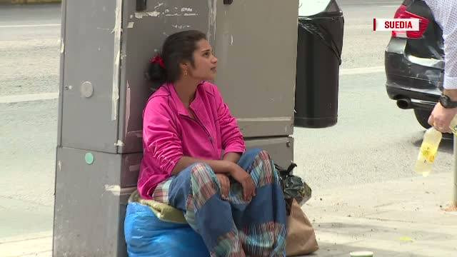 Afacerea cu care traficantii romani fac averi in Scandinavia. Cu cat inchiriaza un loc de cersit "de lux" pe strazile Suediei