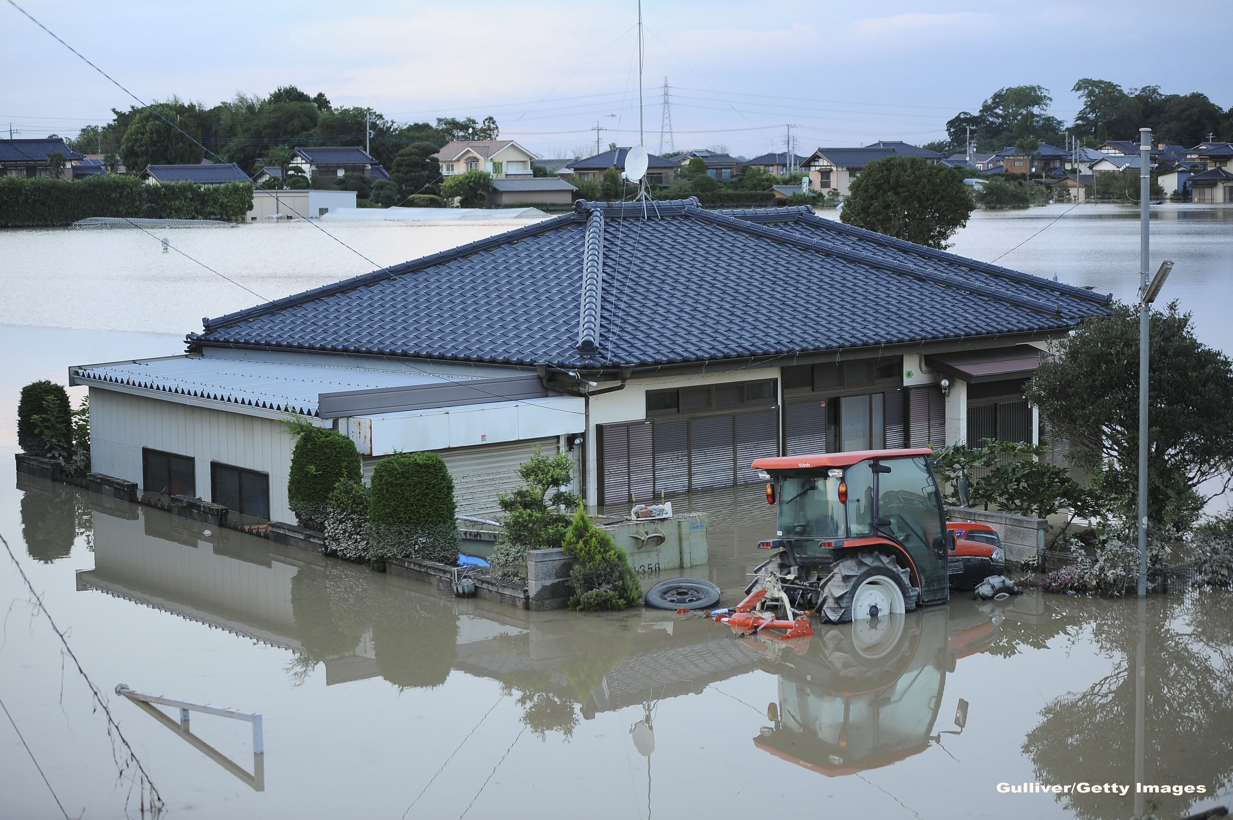 Inundatii in Japonia - GETTY