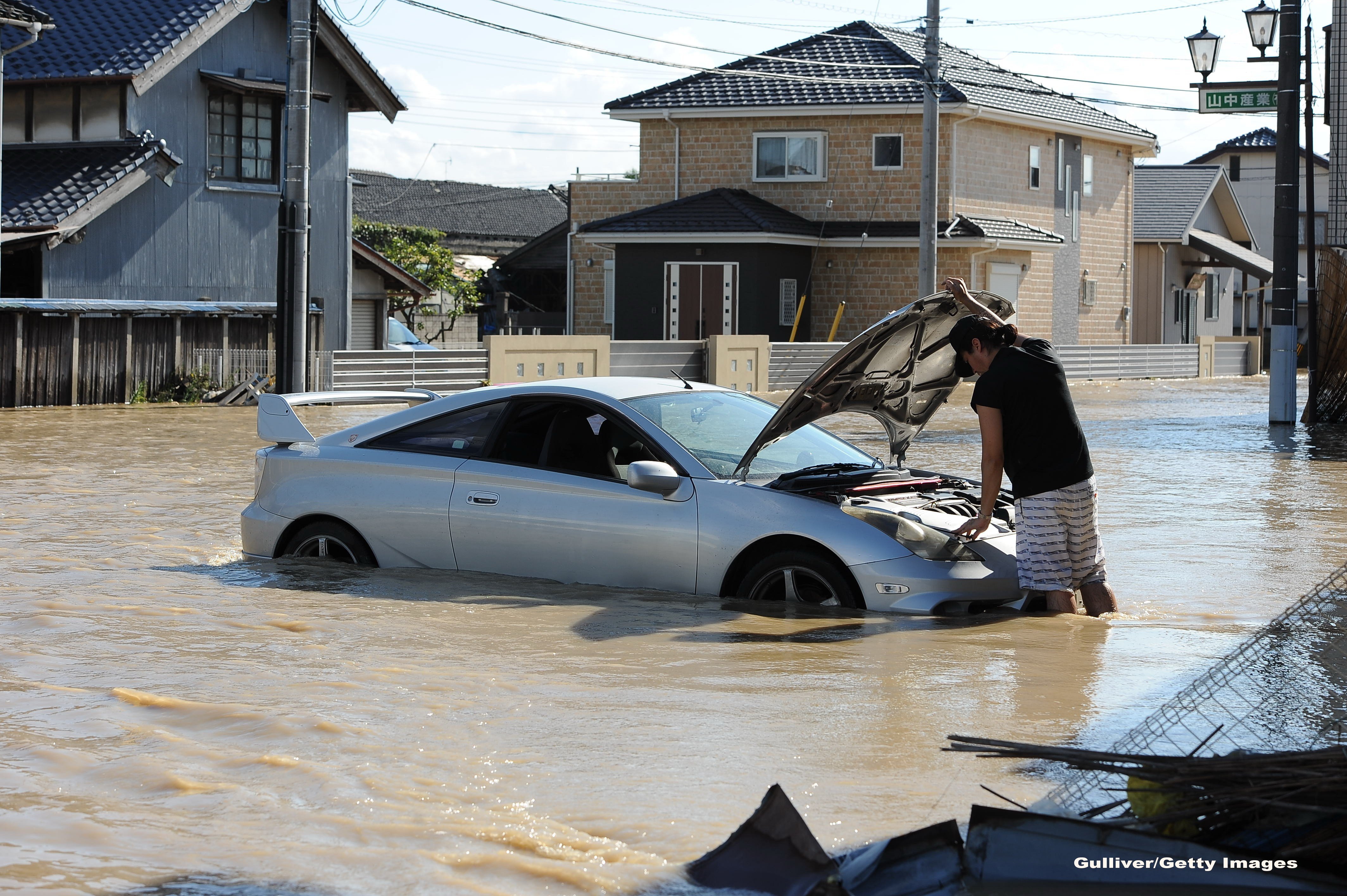 Inundatii in Japonia - GETTY
