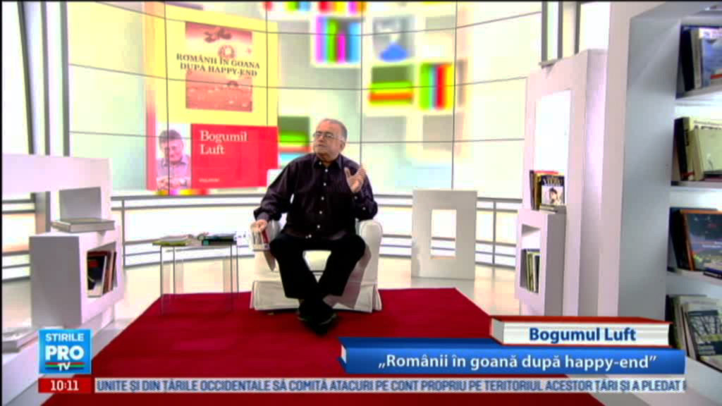 Omul care aduce cartea: Bogumil Luft, "Romanii in goana dupa happy-end"
