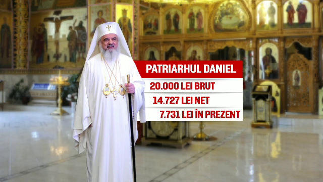 Patriarhul Daniel ar putea primi salariu dublu de la stat. Lefurile prevazute intr-un proiect de lege al demnitarilor
