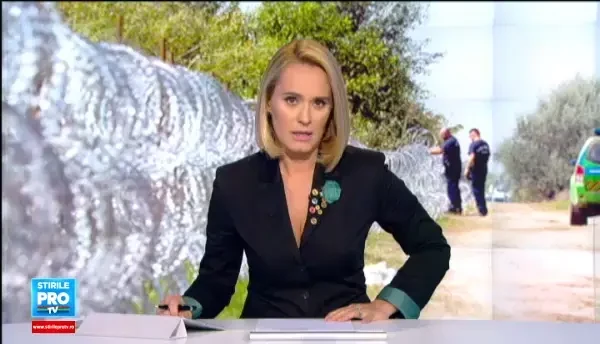 Topografi si militari au inspectat zona triplei granite unde se extinde gardul anti-imigranti. Romanii au intarit paza