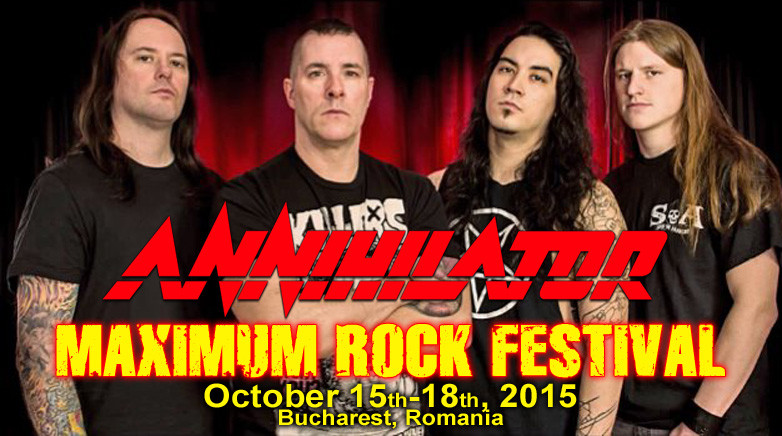 Maximum Rock Festival 2015. Mesajul lui Jeff Waters pentru fanii Annihilator din Romania. VIDEO