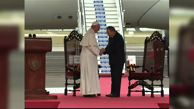 Papa Francisc, vizita istorica la Havana. Suveranul Pontif incurajeaza SUA si Cuba sa mentina dialogul si reconcilierea