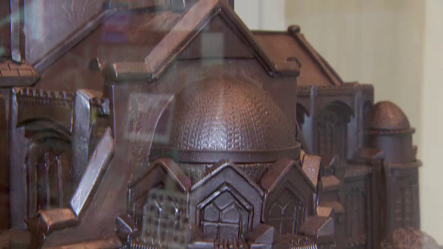 Belgienii au deschis "Satul de Ciocolata", un muzeu ce contine replicile dulci ale unor monumente celebre