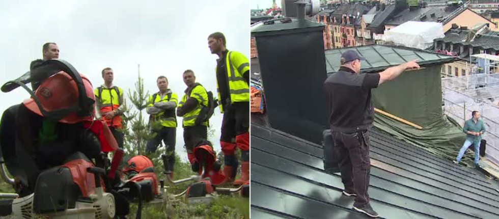 Romanii care muncesc printre reni sau pe acoperisurile din Stockholm. "Toti suntem pusi in aceeasi oala"