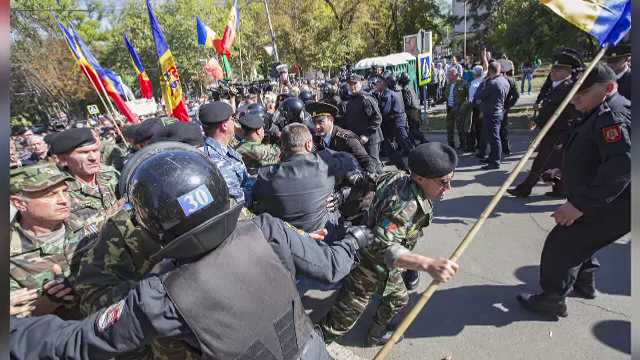 Proteste la Chisinau. Proeuropenii si prorusi, manifestari zgomotoase separate, dar cu aceleasi revendicari