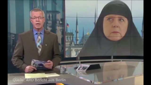 Televiziunea publica din Germania, acuzata de propaganda islamofoba. Ce fotografie trucata cu Angela Merkel au prezentat
