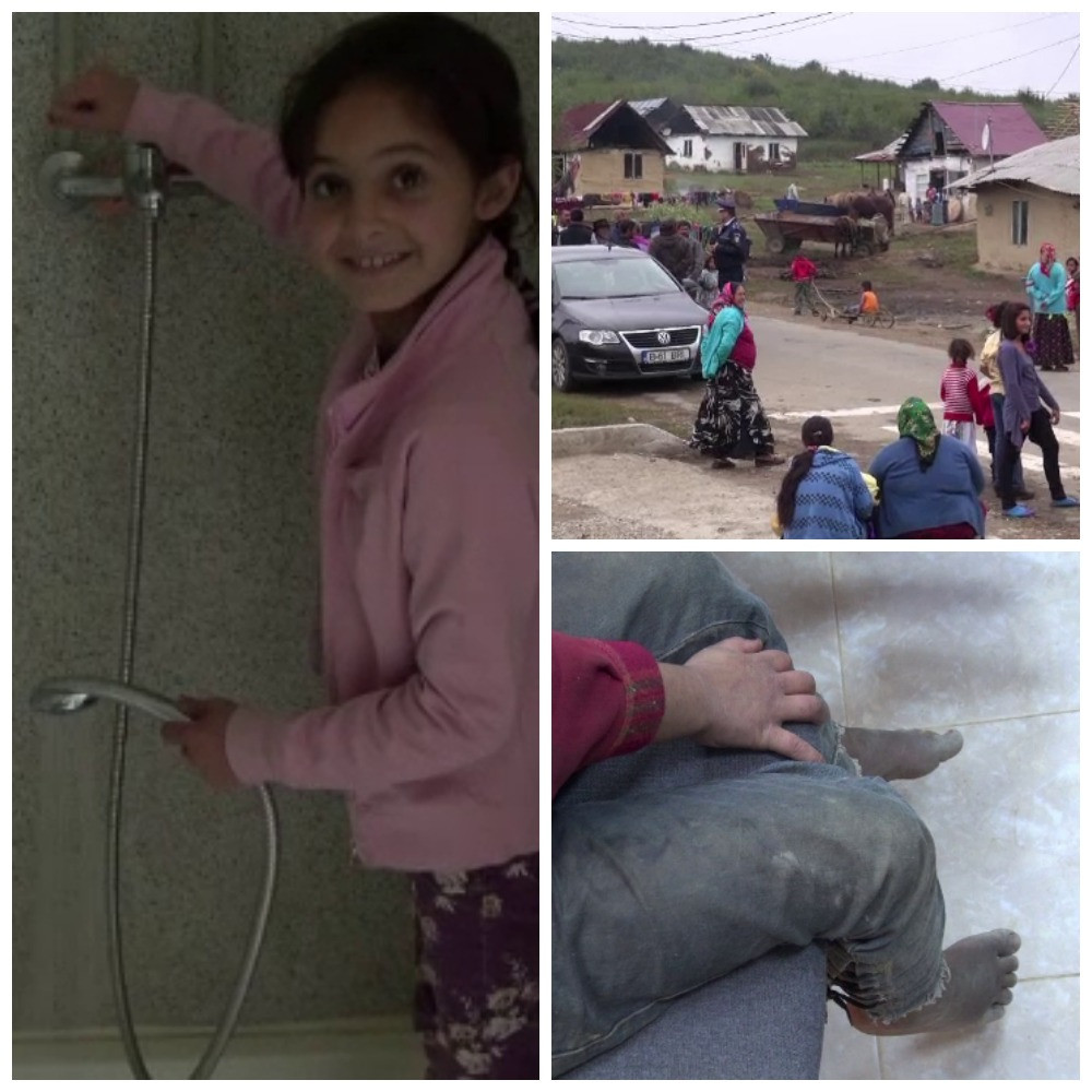 Francezii vor sa-i invete carte si sa se spele pe copiii romilor din Maramures. Localnic: "Ne trebuie si case mai bune"