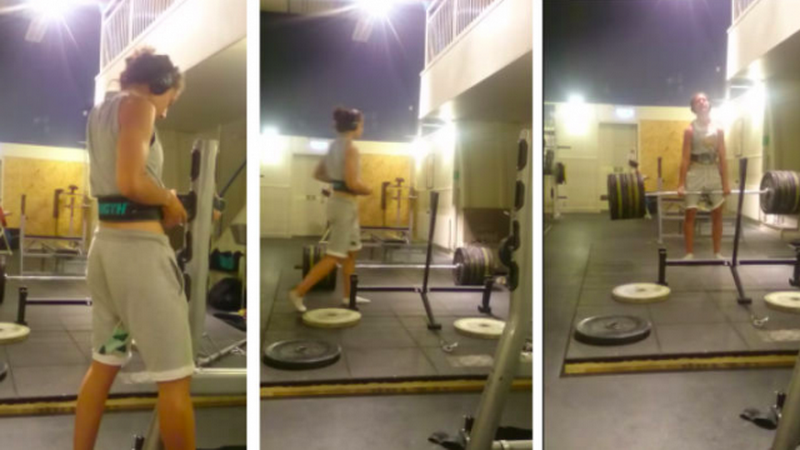 Esti indeajuns de barbat? :) O fata de 16 ani e mai puternica decat multi dintre cei pe care ii vezi in salile de sport: VIDEO